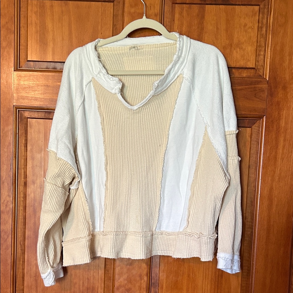 POL Cream Knit Sweater